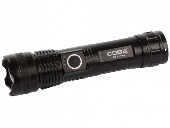 Lampe tactique militaire avec recharge USB et fonction zoom