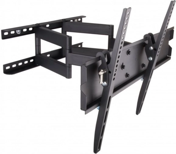 Support mural TV 42–70" à mouvement complet, 70 kg, noir