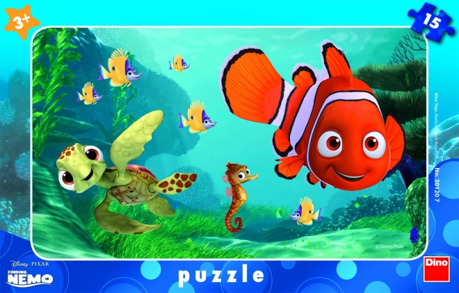 Puzzle Nemo et tortue avec 15 pièces