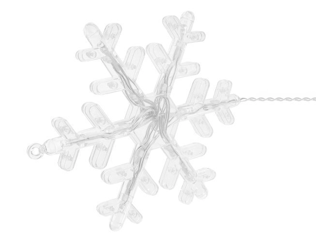 Guirlande lumineuse LED avec flocons et étoiles - 5 m, 138 LED
