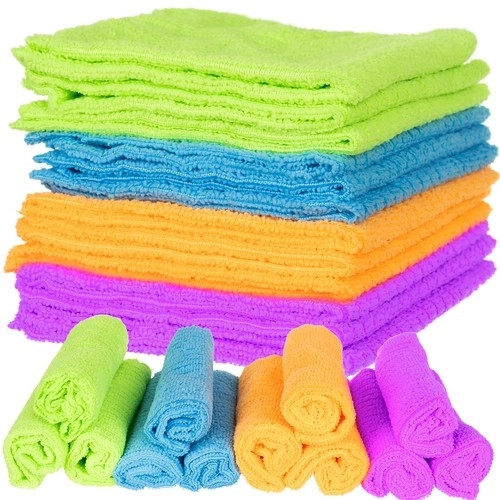 Chiffons en microfibre - ensemble de 12 pièces