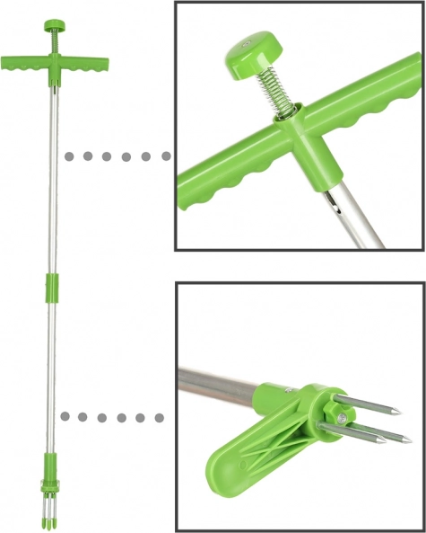 Matériaux légers et robustes, poignée en T ergonomique