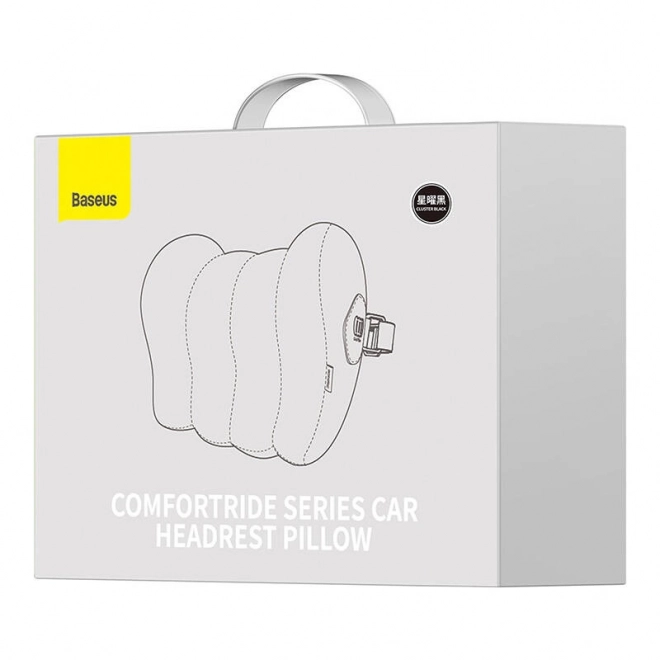 Coussin de voyage ergonomique pour le soutien de la tête Baseus ComfortRide (noir)