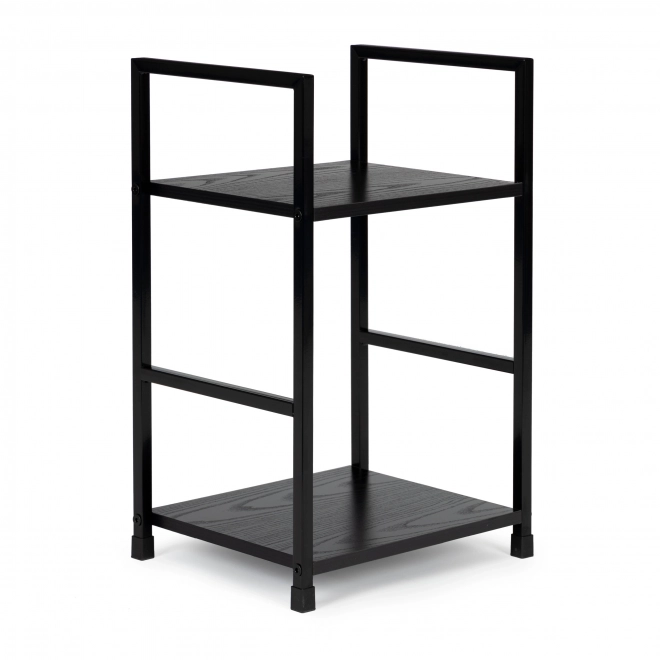 Table de chevet moderne en bois avec 2 étagères LOFT