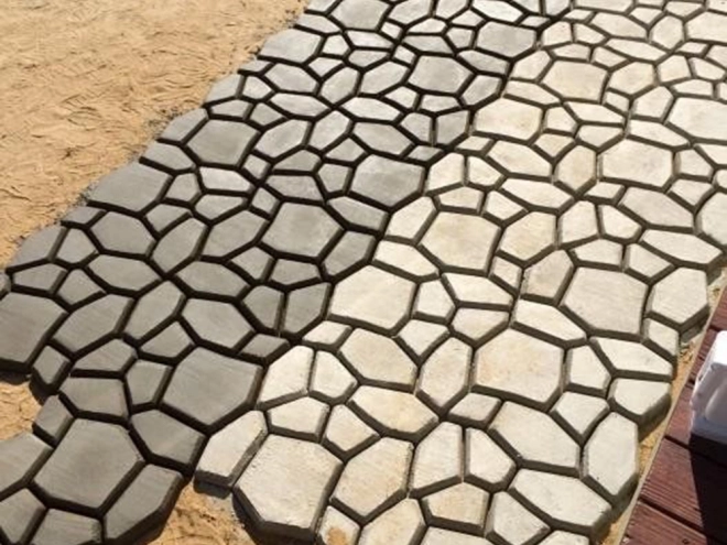 Moule pour pavés en béton tête de chat