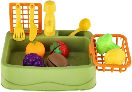 Fruits à découper et nombreux accessoires