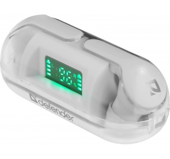 Écouteurs sans fil Twins 916 blanc avec microphone