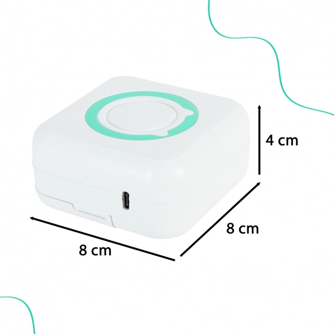 Mini imprimante thermique pour photos et notes avec Bluetooth