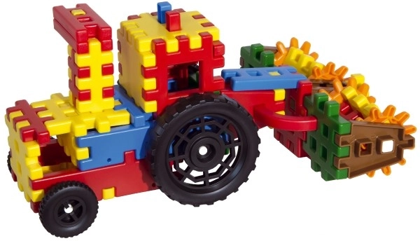 Jeu de construction BLOK Plus grande boîte en plastique