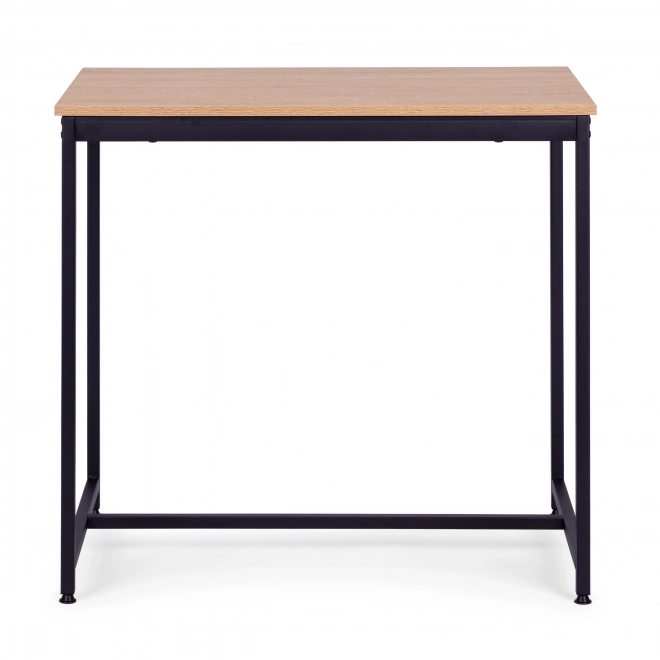 Ensemble de meubles : table et 2 chaises en métal et MDF