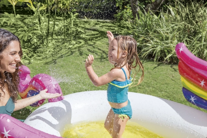 Piscine gonflable pour enfants en forme de licorne