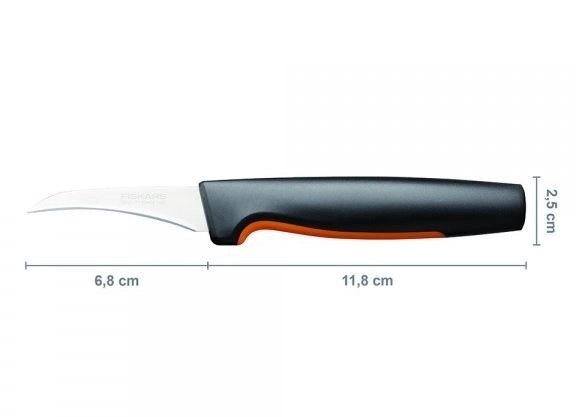 Couteau économe incurvé Fiskars Functional Form 7 cm