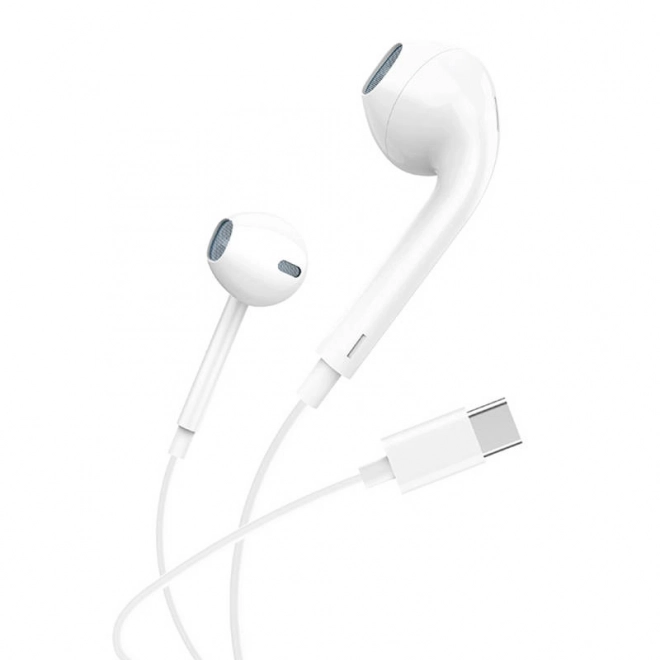 Écouteurs intra-auriculaires, filaires Foneng T15, USB-C, 1,2 m (blanc)