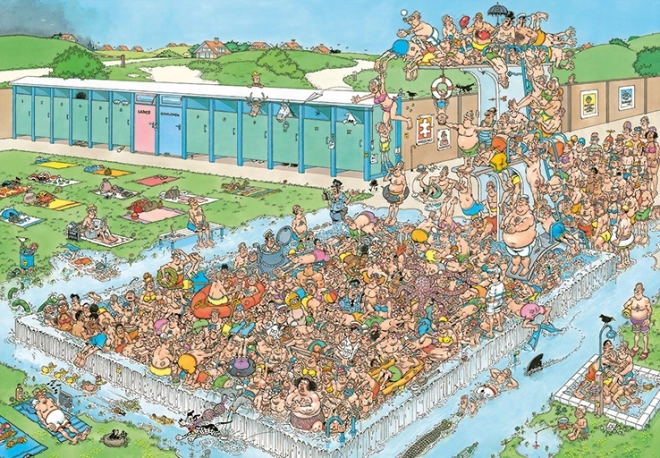 Casse-tête JUMBO Pile dans la piscine 2000 pièces