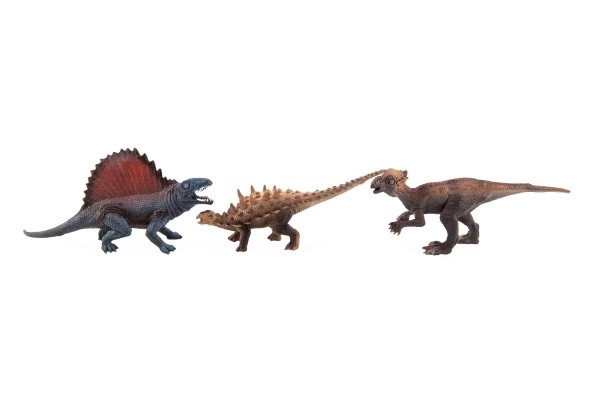 Ensemble plastique de dinosaures 6 pcs