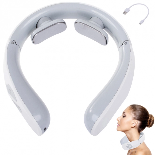 Appareil de massage électrique pour le cou avec électrostimulation