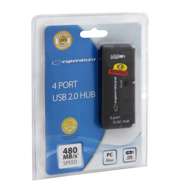 Concentrateur USB Esperanza 4 Ports 2.0