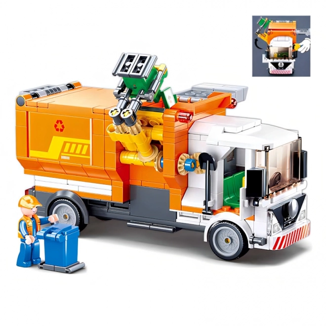 Sluban Town M38-B1066 Camion de Poubelle