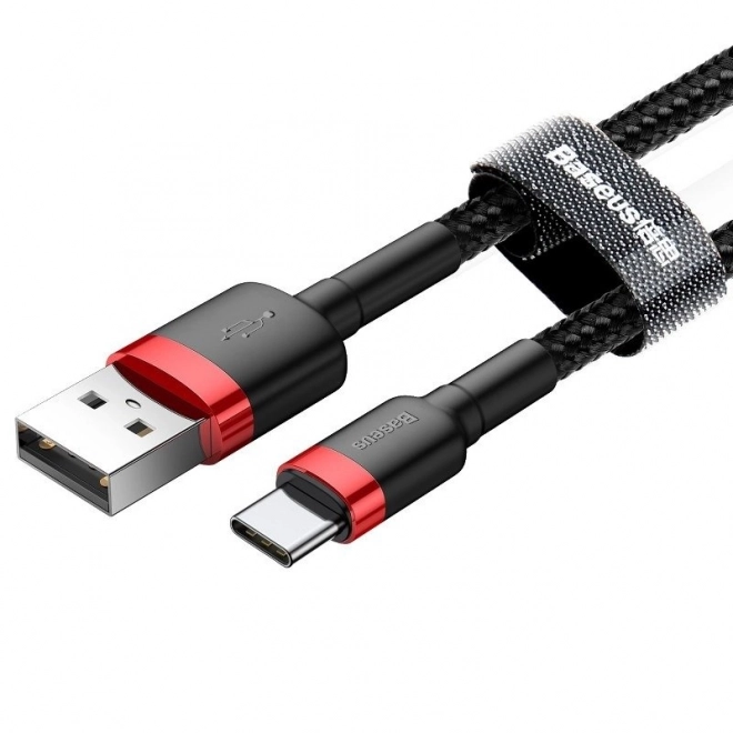 Câble USB-C Baseus Cafule 3A 1m rouge-noir