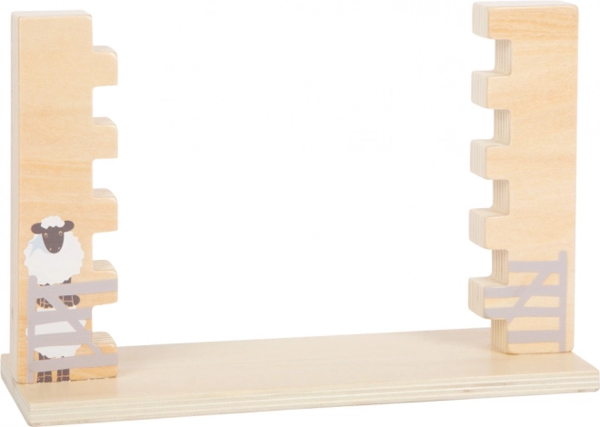 Mur vacillant en bois jeu