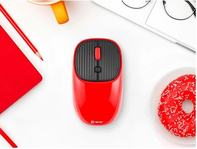 Souris Sans Fil Tracer Wave RF 2,4 GHz Rouge
