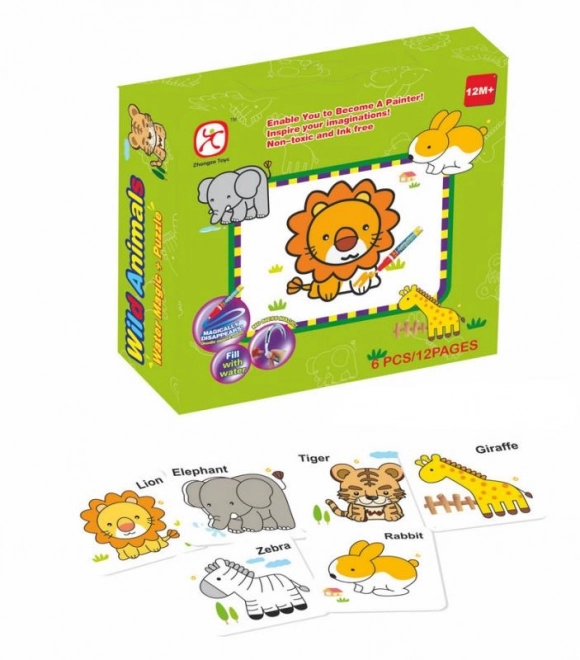 Puzzle à colorier animaux