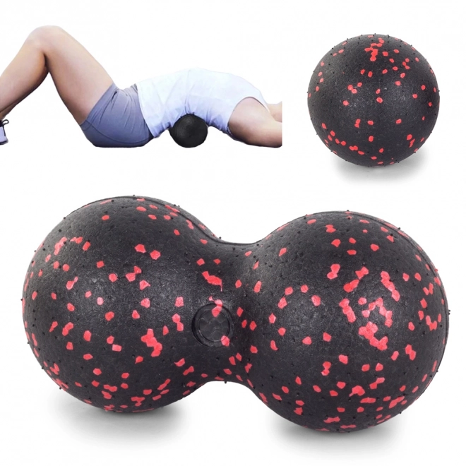 Rouleau de massage à double boule et ensemble de balles