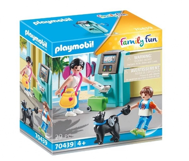 Touriste Playmobil avec distributeur automatique
