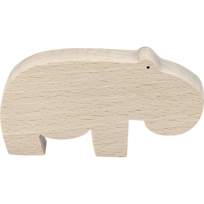 Hippopotame en bois de Vilac