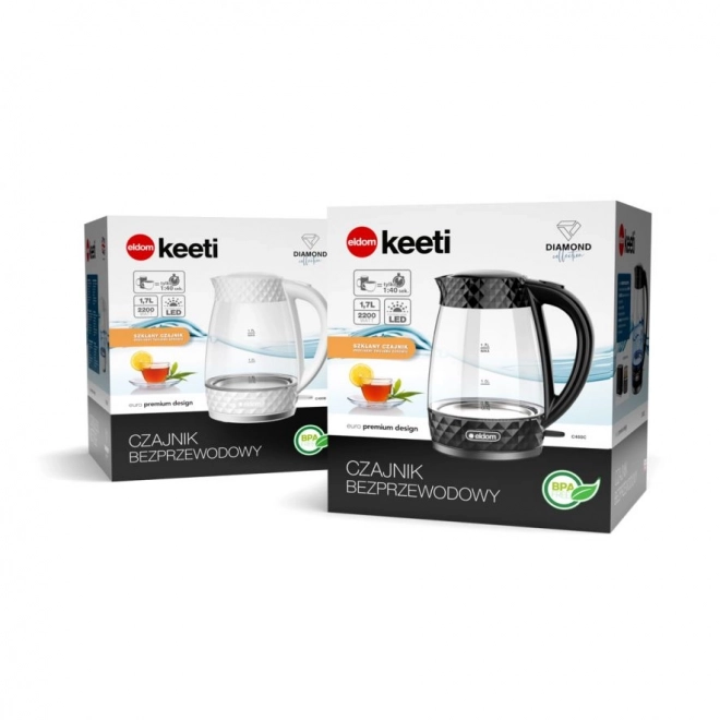 Bouilloire en verre Eldom