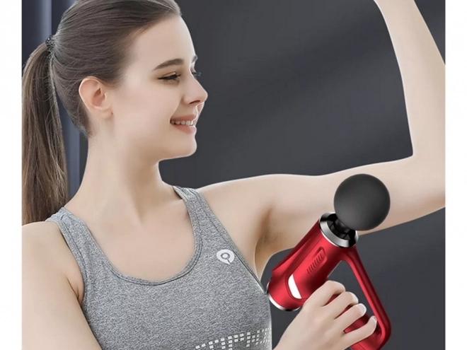 Pistolet de massage puissant avec 4 embouts