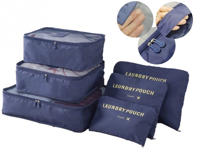 Organisateurs de voyage en filet pour bagage x6
