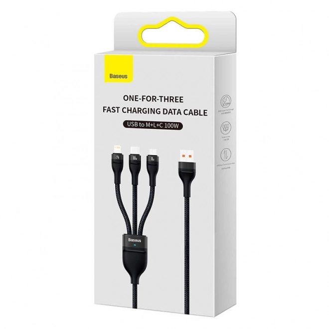 Câble USB Baseus Flash Series 3en1
