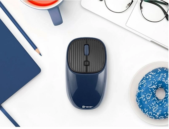 Souris sans fil Tracer Wave RF 2.4 GHz Bleu Marine