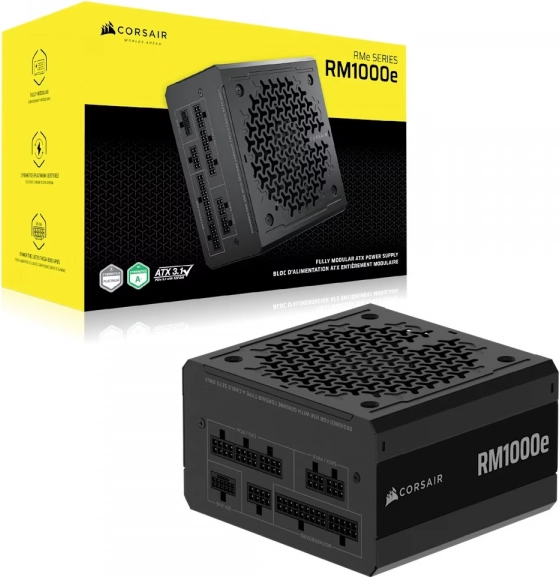 Alimentation Corsair RM1000e ATX entièrement modulaire