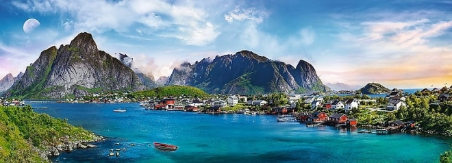 Puzzle 500 pièces panorama – Lofoten, Norvège