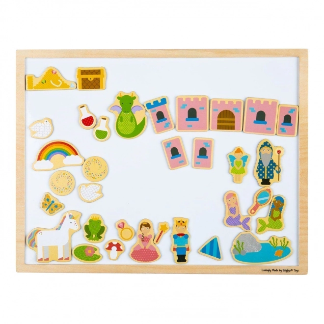 Bigjigs Toys Tableau Magnétique en Bois