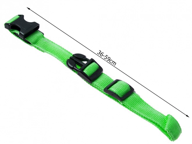 Collier lumineux LED pour chiens et chats réglable 59 cm