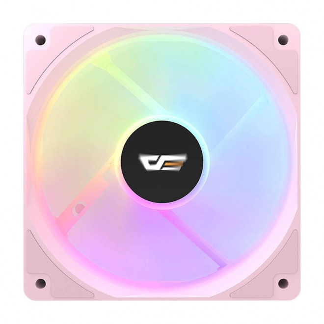 Ventilateur d'ordinateur Darkflash CL12 LED rose