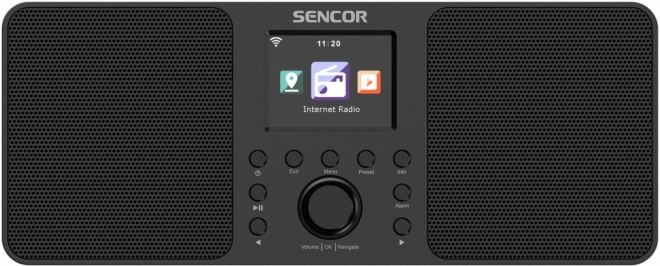 Radio Internet Sencor avec 2x10W, WiFi, FM, DAB+, USB et affichage LCD