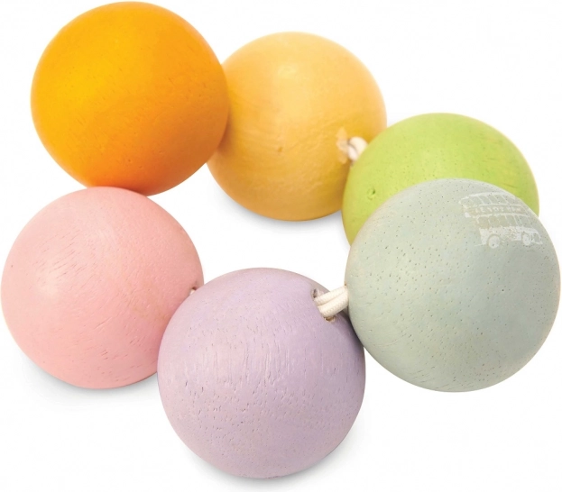 Six perles lisses pour un massage doux des gencives