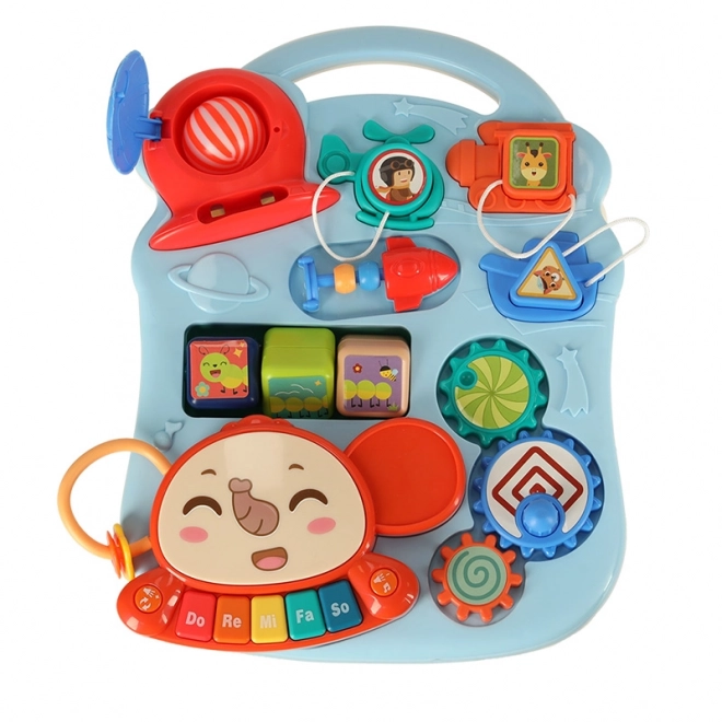 Trotteur multifonctionnel pour enfants et table interactive 5 en 1