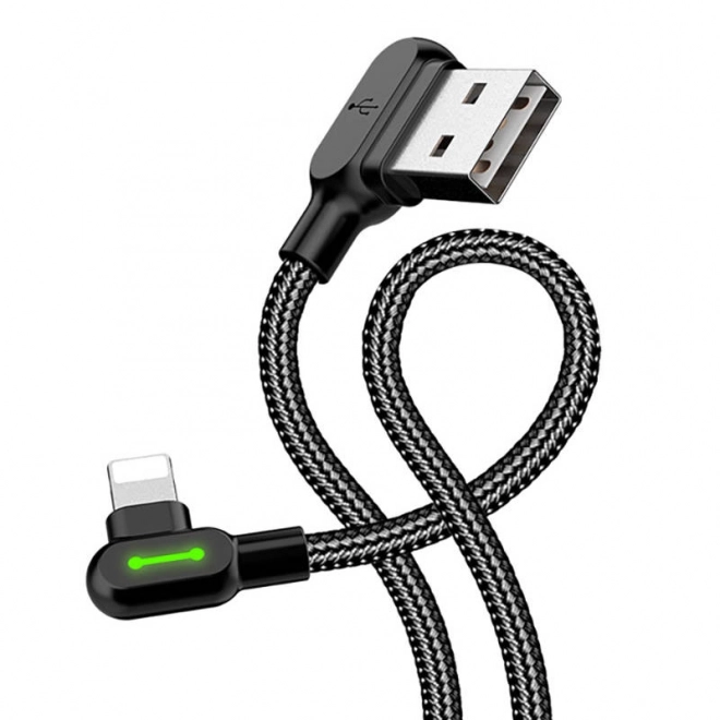 Câble USB-Lightning, Mcdodo CA-4673, d'angle, 1,8 m (noir)