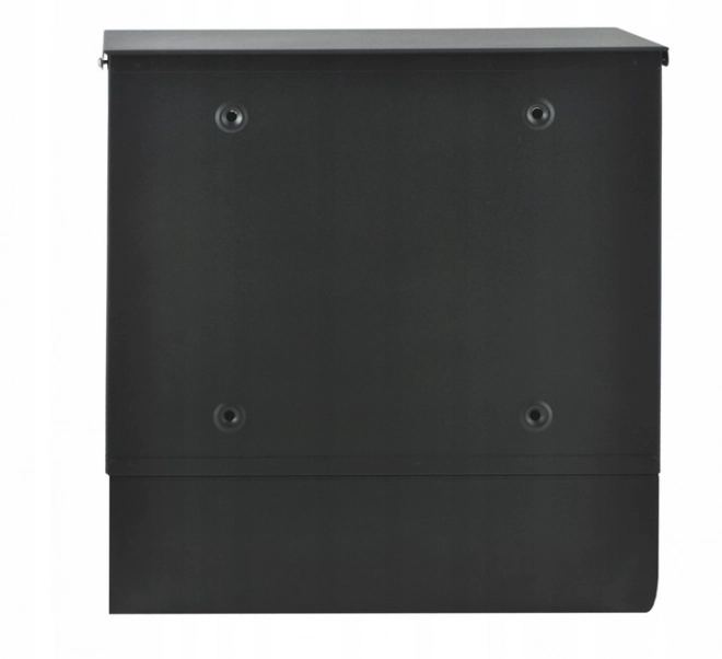 Boîte aux lettres en acier anthracite avec verrouillage