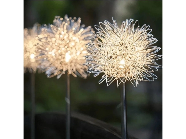 Lampe LED de jardin solaire en forme d'arbre - 2 pièces