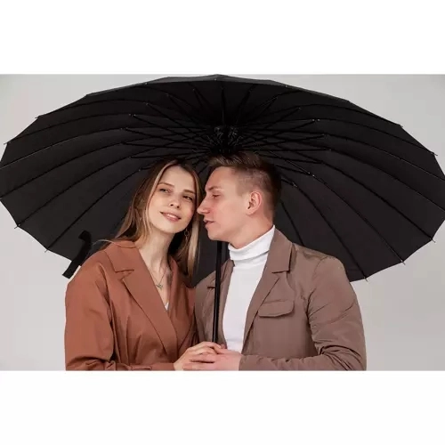 Parapluie 24 baleines - noir