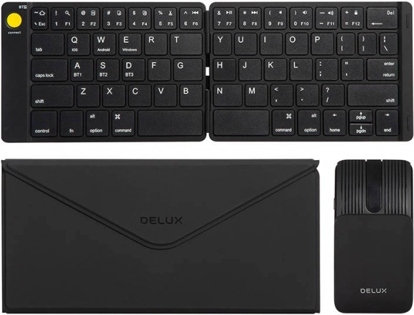 Clavier pliable aux touches silencieuses