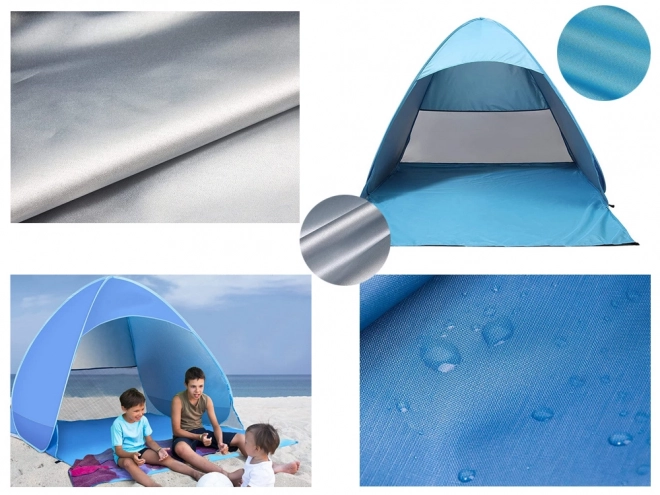 Tente de plage autoportante avec protection UV