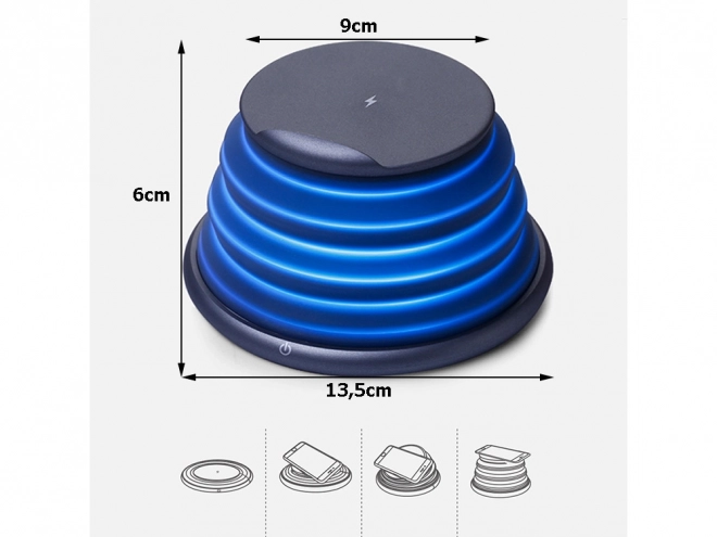 Chargeur sans fil Qi 10W USB-C