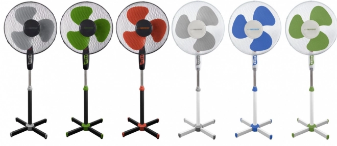 Ventilateur sur pied Hurricane noir